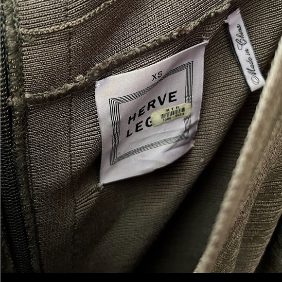 Grey Metallic Bandage Mini Dress - Picture 3 of 3